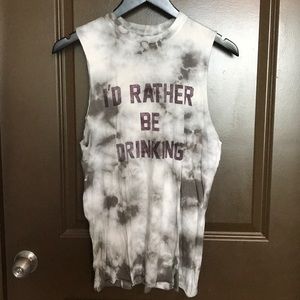Chillionaire muscle tank “I’d Rather Be Drinking”